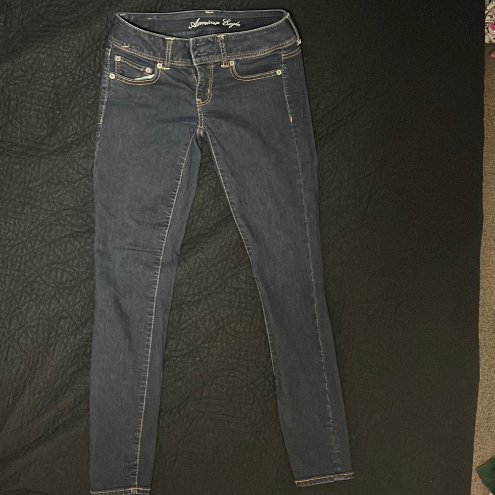 American Eagle low rise skinny jeans